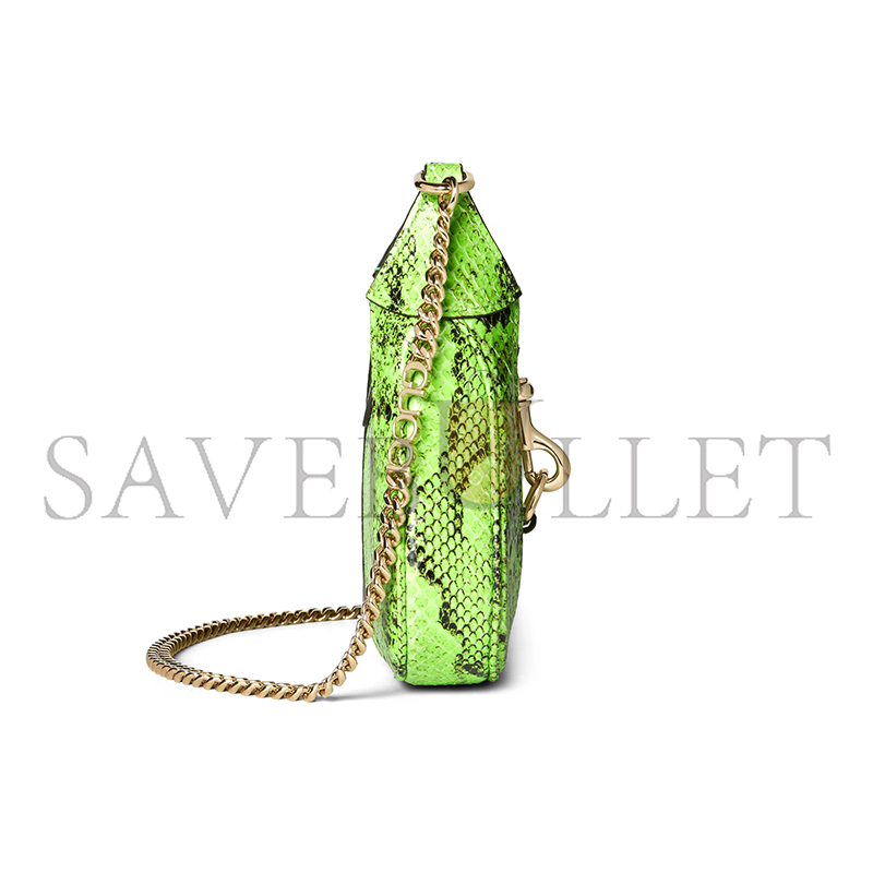 G*u*i jackie notte python mini bag 782889 (19.5*18*3.5cm)